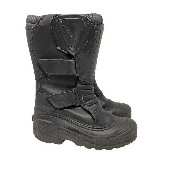 Coldwave Mens Snowmobile Insulated Boots Black Hook & Loop Power Skin 8.5 EU 42 - Picture 1 of 10